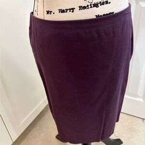 Sisley Plum Pencil Skirt